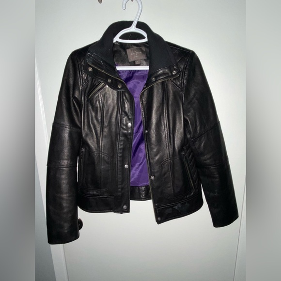 Cole Haan Genuine Leather Jacket (lambskin) - Picture 2 of 6